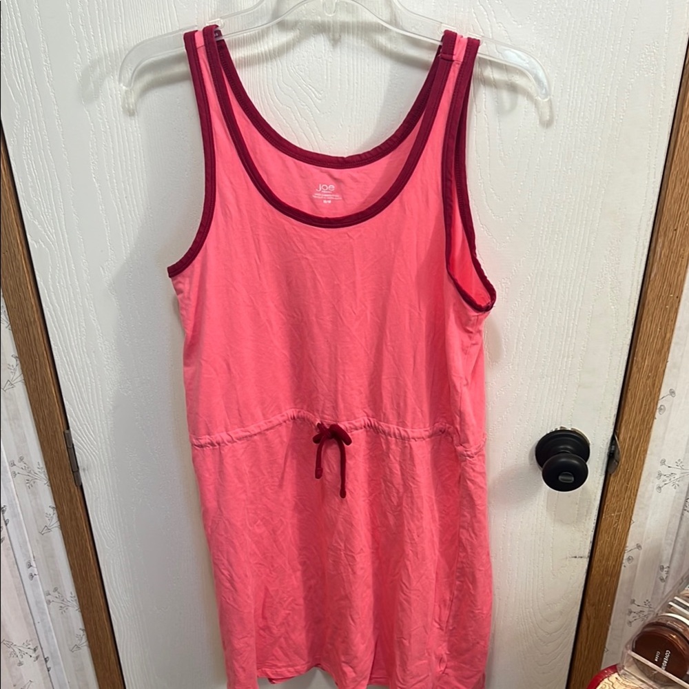 Joe Fresh Pink Sleeveless Tie Front Swim Coverup